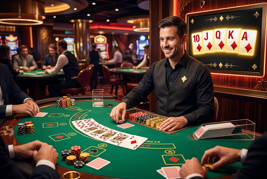 Texas Hold'em Poker at JILI17-PH – live poker table